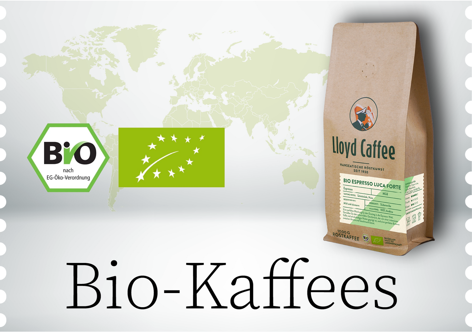 Bio-Kaffee von Lloyd – 100% Bio, 100% Geschmack