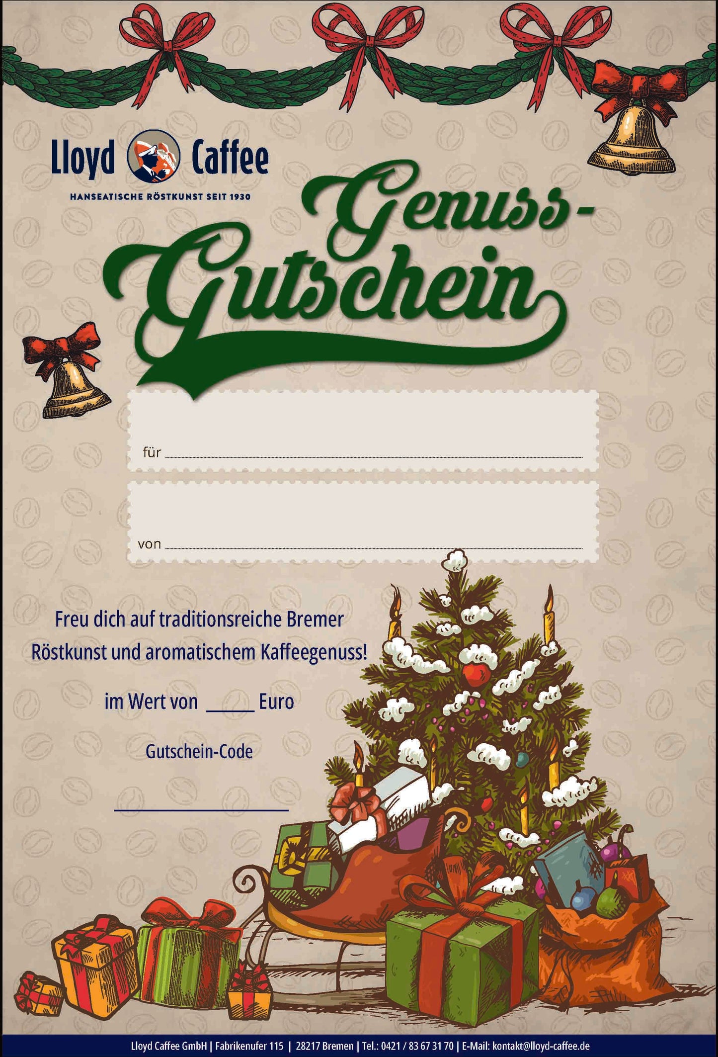 Captain Lloyd's Genuss-Gutschein