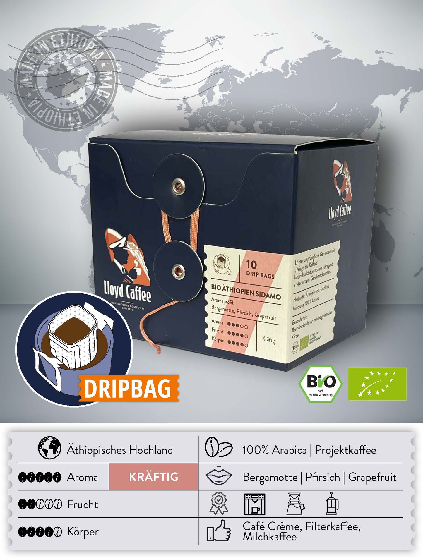 DRIP BAGS | BIO Äthiopien Sidamo