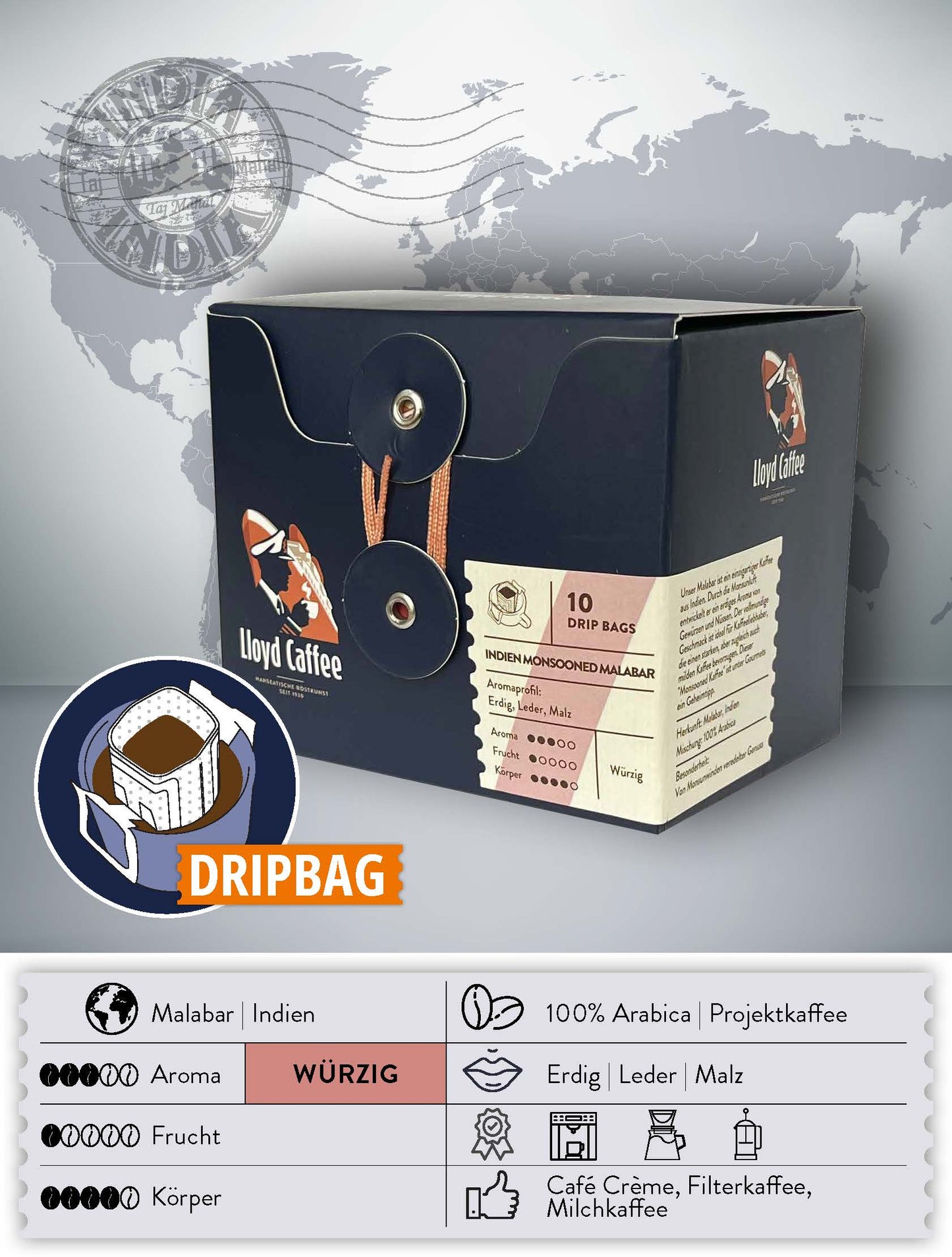 DRIP BAGS | Indien Monsoon Malabar